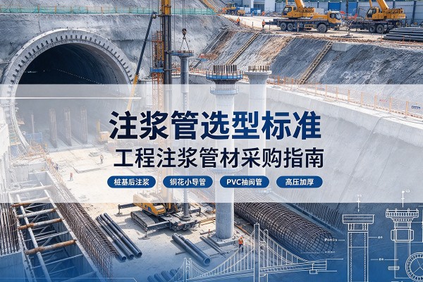 玛曲注浆管选型标准