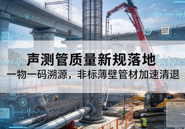 玛曲声测管质量新规落地，一物一码溯源，非标薄壁管材加速清退