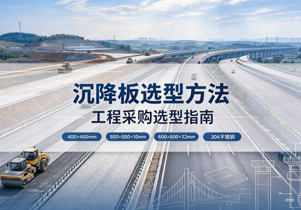 玛曲沉降板选择方法